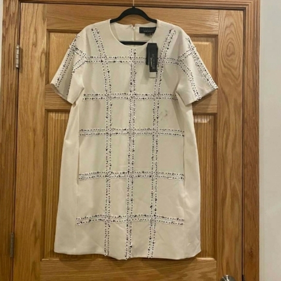 Sachin & Babi "Isabella" Floral-Check Pattern Dres - Picture 2 of 16